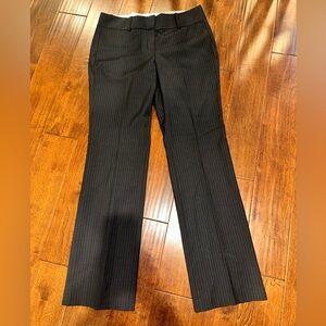 Ann Taylor Navy Pinstripe Trousers